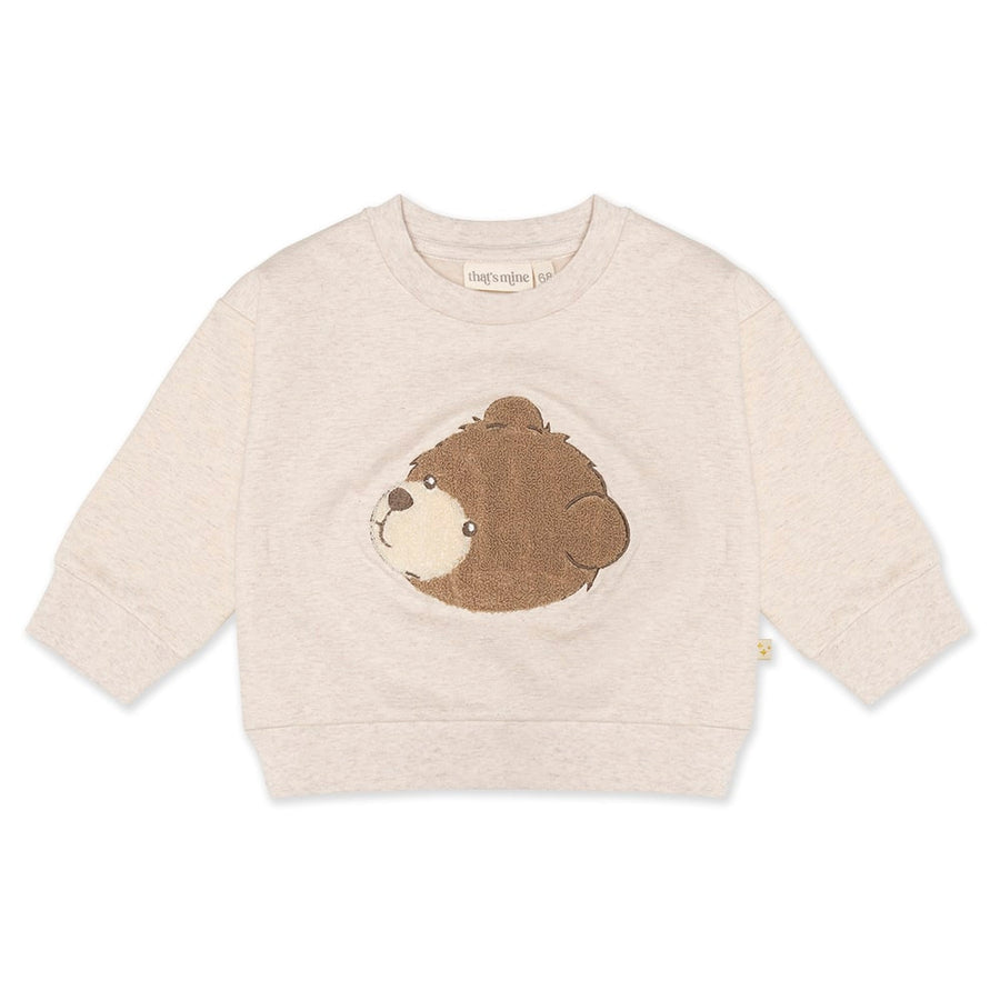 That's Mine Finley sweatshirt oversize - Bear head - 95% Organic cotton, 5% Elastan Buy Tøj||Skjorter & toppe||Sweatshirts||Nyheder||Alle||Favoritter here.