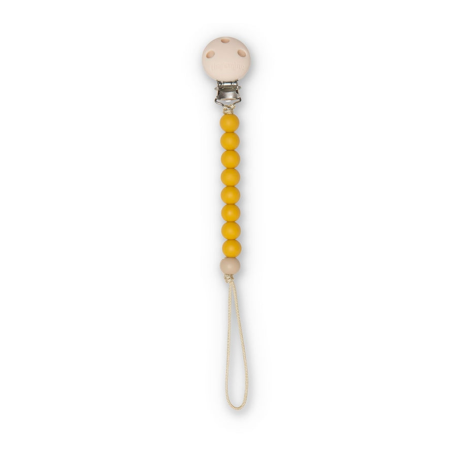 That's Mine Abel pacifier strap - Ochre - 100% Silicone Buy Pusle & badetid||Pusle||Suttesnore||Nyheder||Alle||Favoritter here.