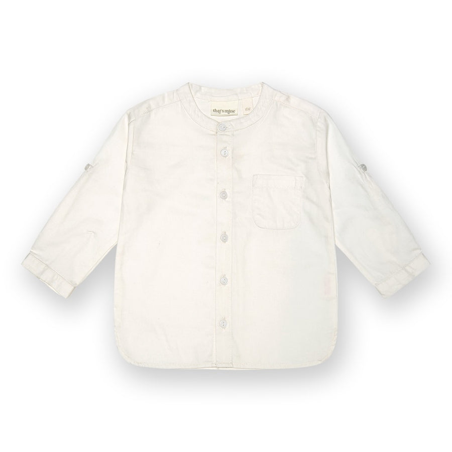That's Mine Rafie shirt - Sea salt - 100% Organic cotton Buy Tøj||Skjorter & toppe||Skjorter||Udsalg||Alle here.
