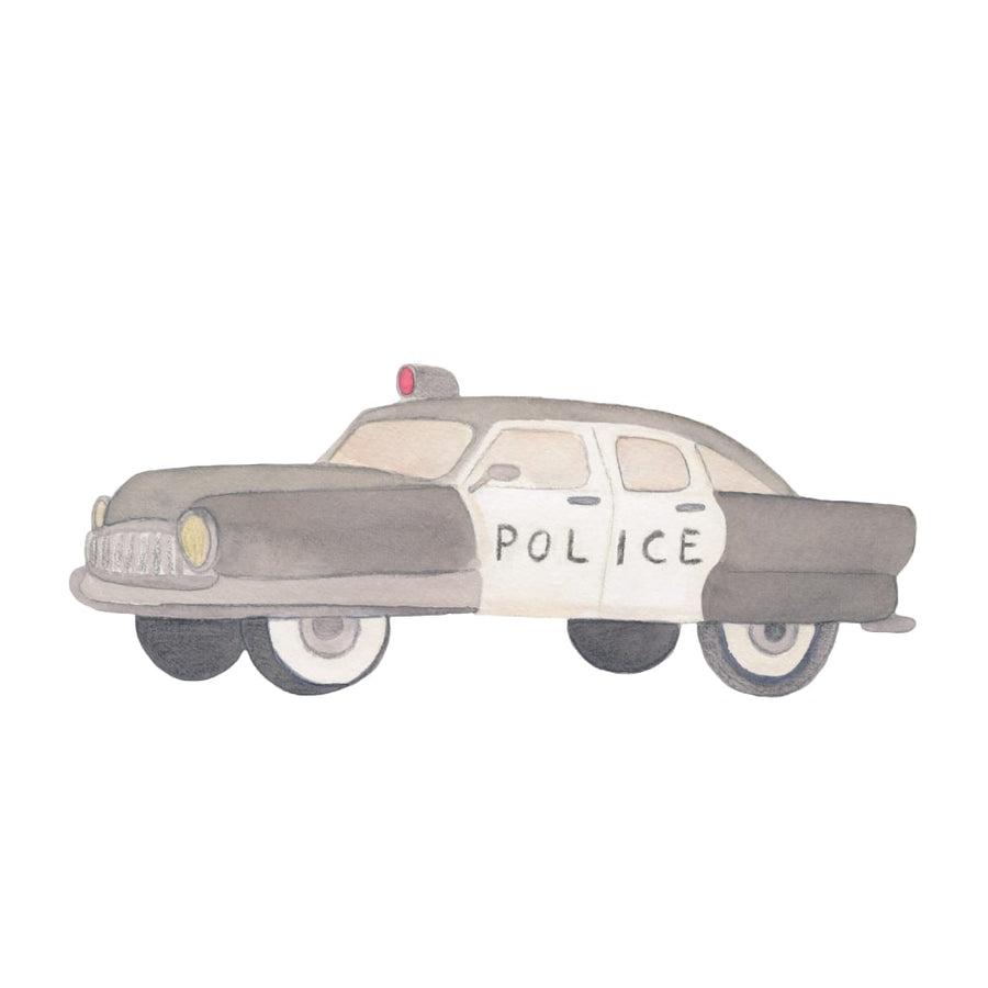 That's Mine Wallsticker Police Car - Multi - 100% Textile foil Buy Bolig & udstyr||Børneværelset||Wallstickers||Nyheder||Alle||Favoritter here.