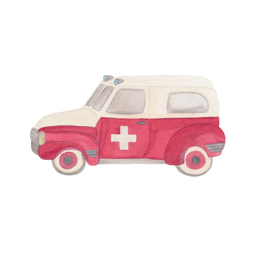 That's Mine Wallsticker Ambulance - Multi - 100% Textile foil Buy Bolig & udstyr||Børneværelset||Wallstickers||Nyheder||Alle||Favoritter here.