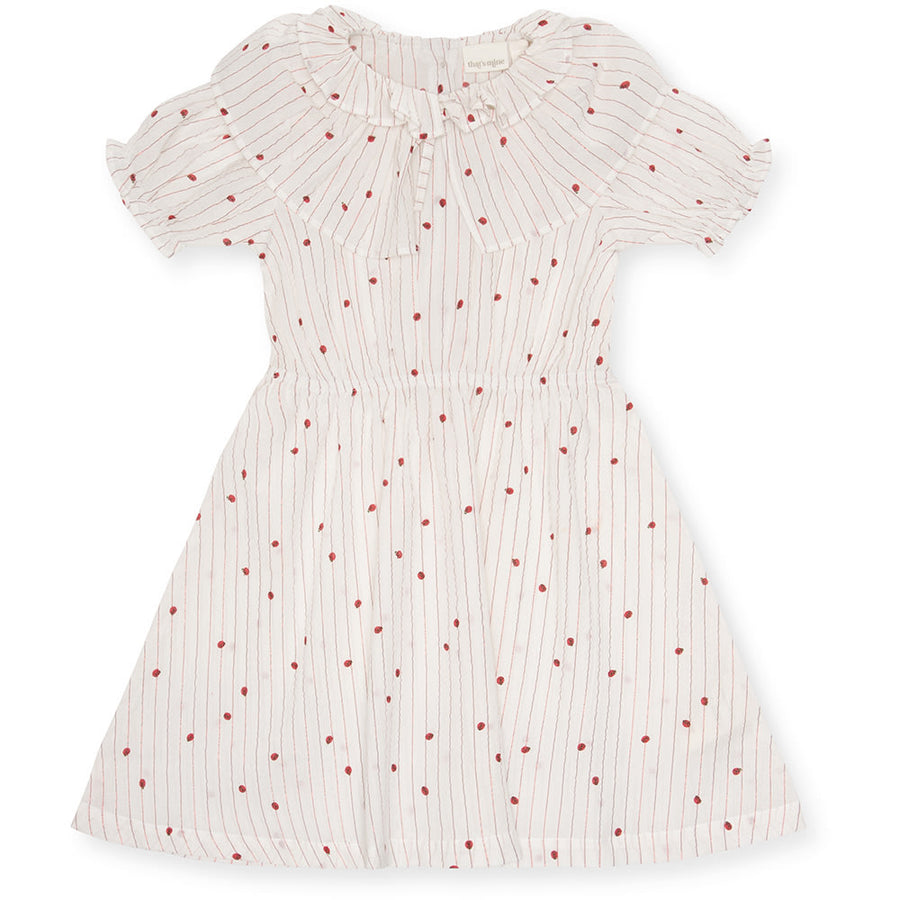 That's Mine Kaya dress - Lady dots - 100% Organic cotton Buy Tøj||Kjoler||Nyheder||Kjoler & nederdele||Alle||Forår & sommer '24 here.