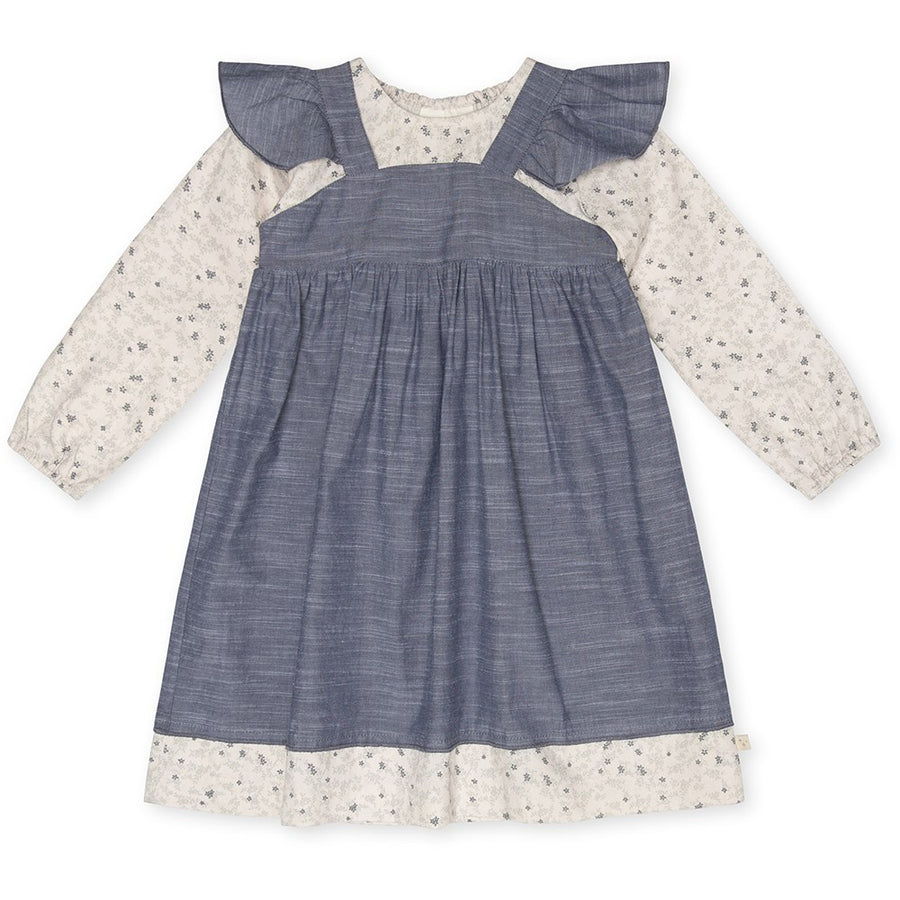 That's Mine Canza dress - Doux bleu - 100% Organic cotton Buy Tøj||Kjoler||Nyheder||Kjoler & nederdele||Alle||Forår & sommer '24 here.