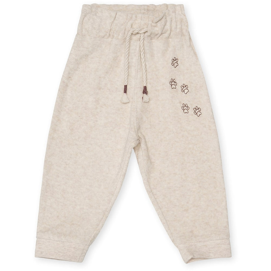 That's Mine Sofia pants - Creme melange - 100% Organic cotton Buy Tøj||Bukser||Nyheder||Bukser & shorts||Alle||Forår & sommer '24 here.
