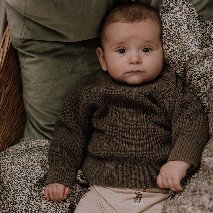 Flo Sweater - Earth brown melange