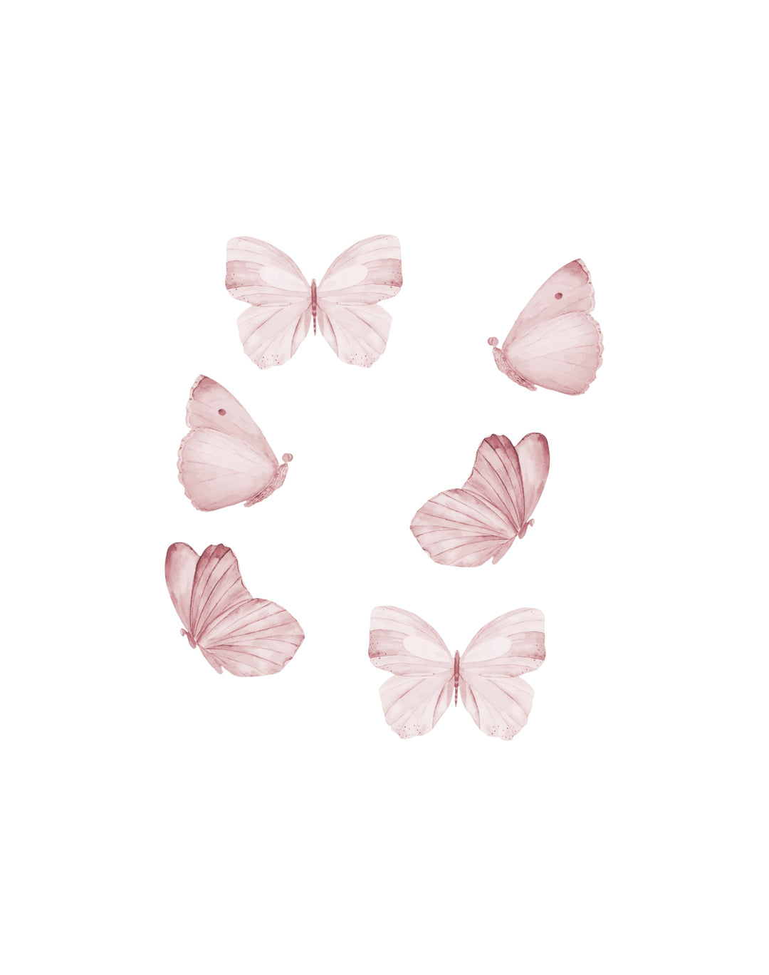That's Mine Wallsticker Butterflies 6 pcs. - Rose - 100% Textile foil Buy Bolig & udstyr||Børneværelset||Wallstickers||Nyheder||Alle||Favoritter here.