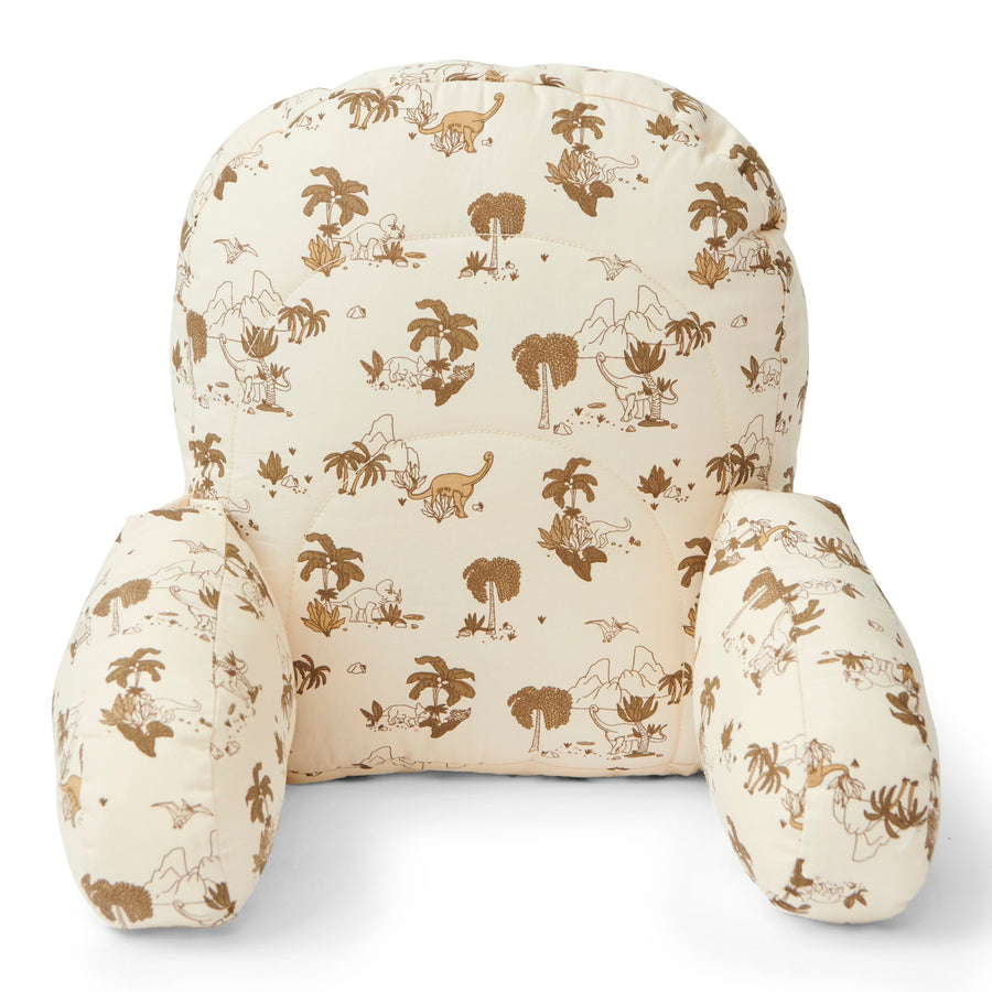 That's Mine Pram pillow round  - Dino jungle - Outer: 100% Organic cotton, Filling: 100% Polyester Buy Bolig & udstyr||Udstyr||Barnevognspuder||Udsalg||Alle here.